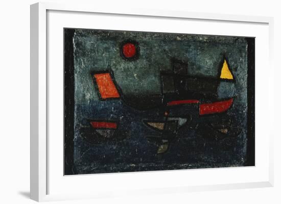 Departing Steamer-Paul Klee-Framed Giclee Print