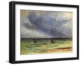 Departing Trawlers-Maximilien Luce-Framed Giclee Print