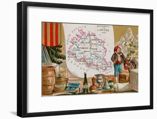 Department of Ariege in Southwestern France-null-Framed Giclee Print