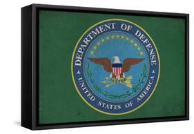 Department of Defense - Military - Insignia-Lantern Press-Framed Stretched Canvas