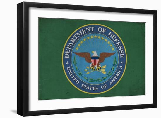 Department of Defense - Military - Insignia-Lantern Press-Framed Art Print