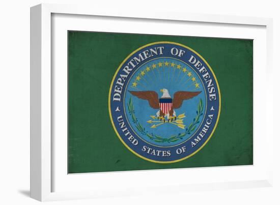 Department of Defense - Military - Insignia-Lantern Press-Framed Art Print