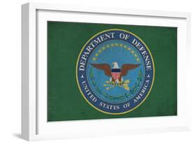 Department of Defense - Military - Insignia-Lantern Press-Framed Art Print