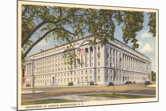 Department of Justice, Washington D.C.-null-Mounted Premium Giclee Print