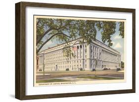 Department of Justice, Washington D.C.-null-Framed Art Print