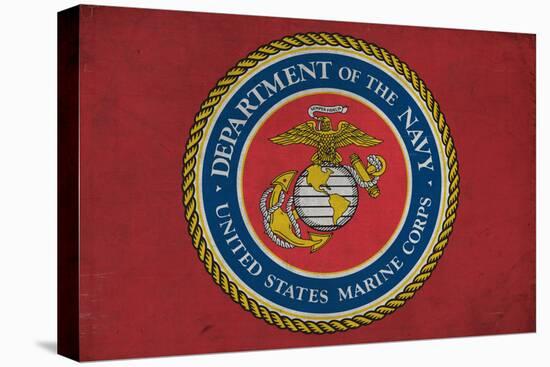 Department of the Marine Corps - Military - Insignia-Lantern Press-Stretched Canvas
