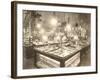 Department Store Jewelry Counters-null-Framed Art Print