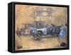 Departure for Christmas-Peter Miller-Framed Stretched Canvas