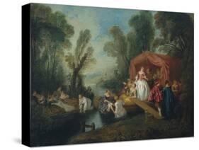 Departure for the Island of Cythera-Jean-Baptiste Pater-Stretched Canvas