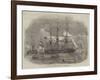 Departure from Gravesend of Troops for India-null-Framed Giclee Print