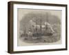 Departure from Gravesend of Troops for India-null-Framed Giclee Print