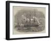 Departure from Gravesend of Troops for India-null-Framed Giclee Print