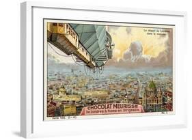 Departure from London in the Morning-null-Framed Giclee Print