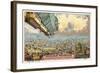 Departure from London in the Morning-null-Framed Giclee Print