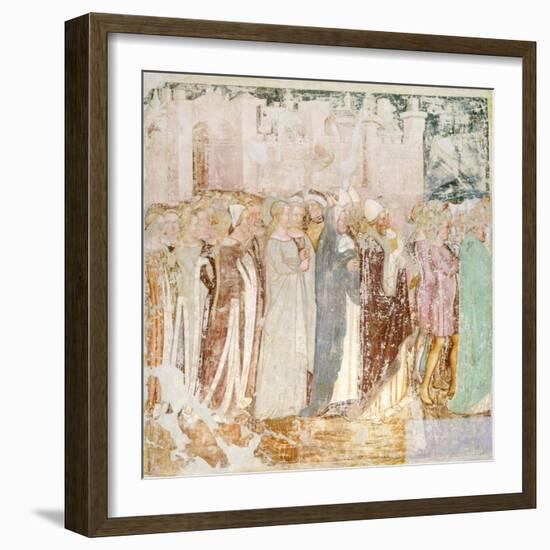 Departure from Rome, Detail from Legend of St Ursula-Tommaso Da Modena Tommaso Da Modena-Framed Giclee Print