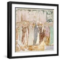 Departure from Rome, Detail from Legend of St Ursula-Tommaso Da Modena Tommaso Da Modena-Framed Giclee Print