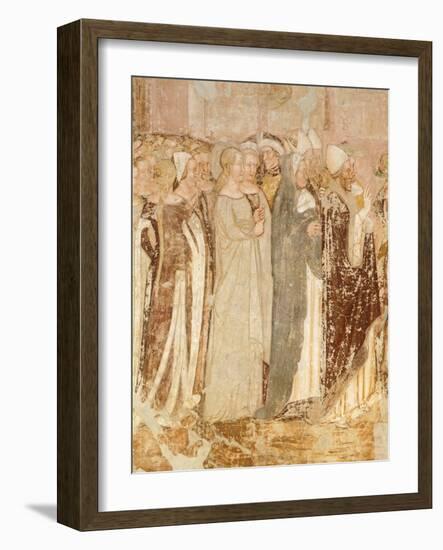 Departure from Rome, Detail from Stories of St Ursula-Tommaso Da Modena Tommaso Da Modena-Framed Giclee Print