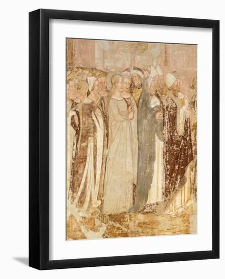 Departure from Rome, Detail from Stories of St Ursula-Tommaso Da Modena Tommaso Da Modena-Framed Giclee Print