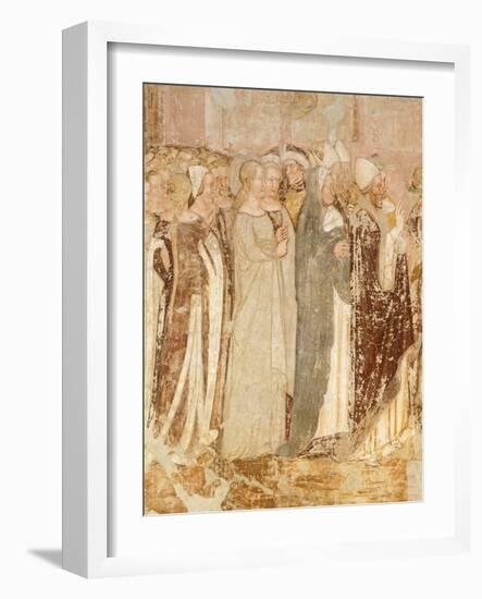 Departure from Rome, Detail from Stories of St Ursula-Tommaso Da Modena Tommaso Da Modena-Framed Giclee Print