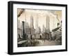 Departure, New York-Matthew Daniels-Framed Art Print