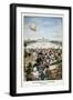 Departure of a Balloon from Paris on 27th June 1783-null-Framed Giclee Print