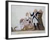 Departure of an Army Volunteer by Lesueur Brothers-null-Framed Photographic Print