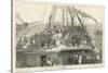 Departure of an Emigrant Ship from Liverpool for America-null-Stretched Canvas