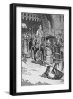 Departure of Bishop Odo from Rochester, 1088-HMP-Framed Giclee Print