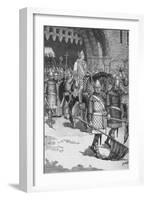 Departure of Bishop Odo from Rochester, 1088-HMP-Framed Giclee Print