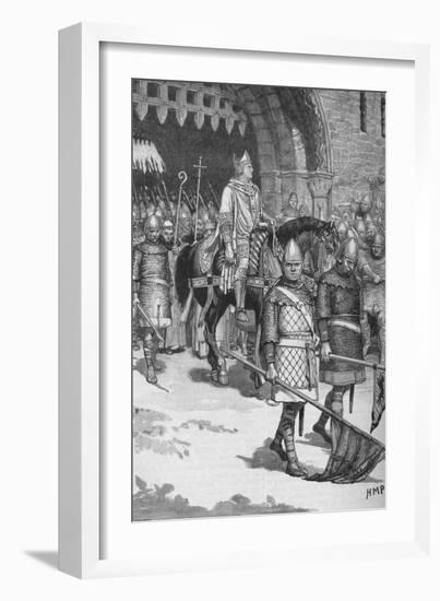 Departure of Bishop Odo from Rochester, 1088-HMP-Framed Giclee Print