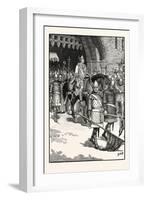 Departure of Bishop Odo from Rochester-null-Framed Giclee Print
