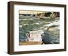 Departure of Boats-Joaquín Sorolla y Bastida-Framed Art Print