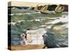 Departure of Boats-Joaquín Sorolla y Bastida-Stretched Canvas