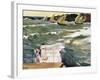 Departure of Boats-Joaquín Sorolla y Bastida-Framed Art Print