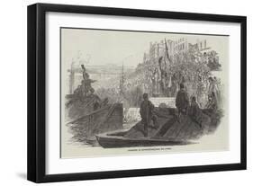 Departure of Colonists from Paris, for Algeria-null-Framed Giclee Print