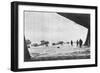 Departure of French Breguet Planes for a Reconnaissance Mission During Winter, 1914-1918-null-Framed Giclee Print