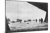 Departure of French Breguet Planes for a Reconnaissance Mission During Winter, 1914-1918-null-Mounted Giclee Print