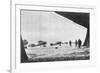 Departure of French Breguet Planes for a Reconnaissance Mission During Winter, 1914-1918-null-Framed Giclee Print