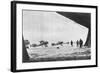Departure of French Breguet Planes for a Reconnaissance Mission During Winter, 1914-1918-null-Framed Giclee Print