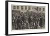 Departure of Irish Emigrants at Clifden, County Galway-Aloysius O'Kelly-Framed Giclee Print