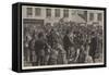Departure of Irish Emigrants at Clifden, County Galway-Aloysius O'Kelly-Framed Stretched Canvas