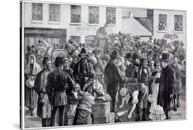 Departure of Irish Emigrants for the United States-null-Stretched Canvas