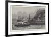 Departure of Lord Lansdowne, Governor-General of Canada, from Quebec-null-Framed Giclee Print