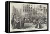 Departure of Prisoners from the Abbaye, at Paris-null-Framed Stretched Canvas