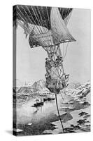 Departure of the Andree Balloon Expedition to the North Pole, Spitzbergen, 1897-null-Stretched Canvas