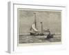 Departure of the Arctic Yacht Kara to Search for Mr Leigh Smith-Walter William May-Framed Giclee Print