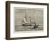 Departure of the Arctic Yacht Kara to Search for Mr Leigh Smith-Walter William May-Framed Giclee Print