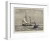 Departure of the Arctic Yacht Kara to Search for Mr Leigh Smith-Walter William May-Framed Giclee Print