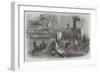 Departure of the Army Works Corps from London-Bridge, for the Crimea-null-Framed Giclee Print