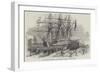 Departure of the Ballengeich Emigrant Ship from Southampton-Edwin Weedon-Framed Giclee Print